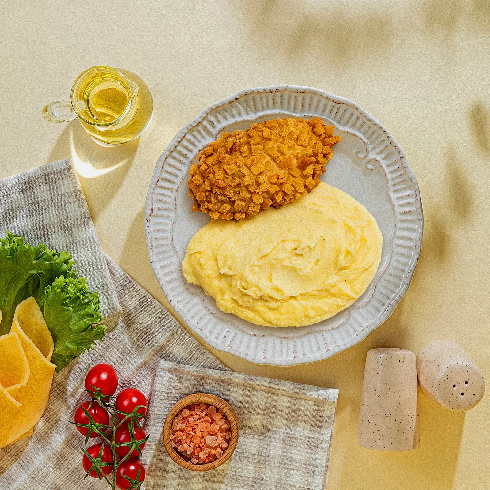 Пожарская котлета с картофельным пюре 270г