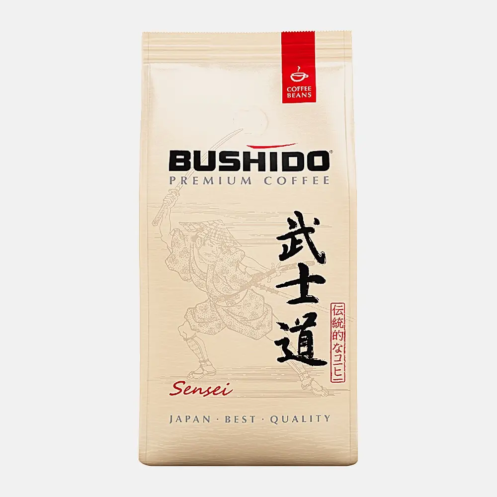 Изображение товара Кофе в зернах Bushido Sensei арабика 227г высокое качество натуральный вкус