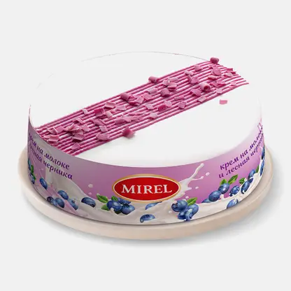 Торт Mirel Черничное молоко 750г