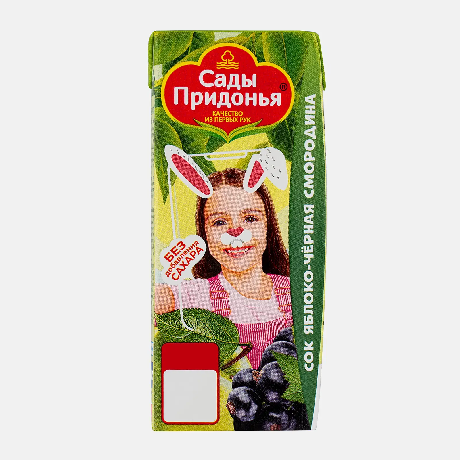 Изображение товара Сок Сады придонья Яблоко Черная смородина 200мл