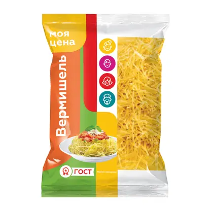 Изображение товара Макароны Моя цена Вермишель 400г