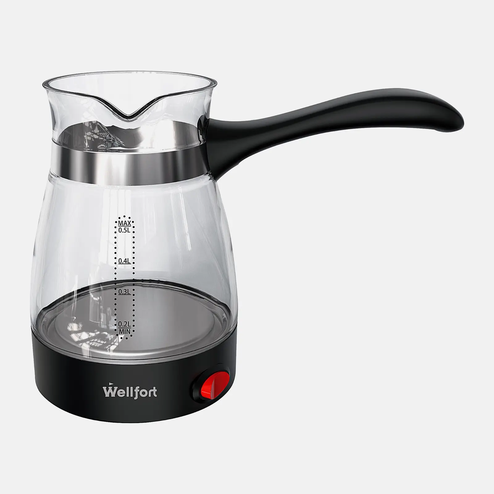 Электротурка стеклянная Wellfort JH23010219-1 500мл