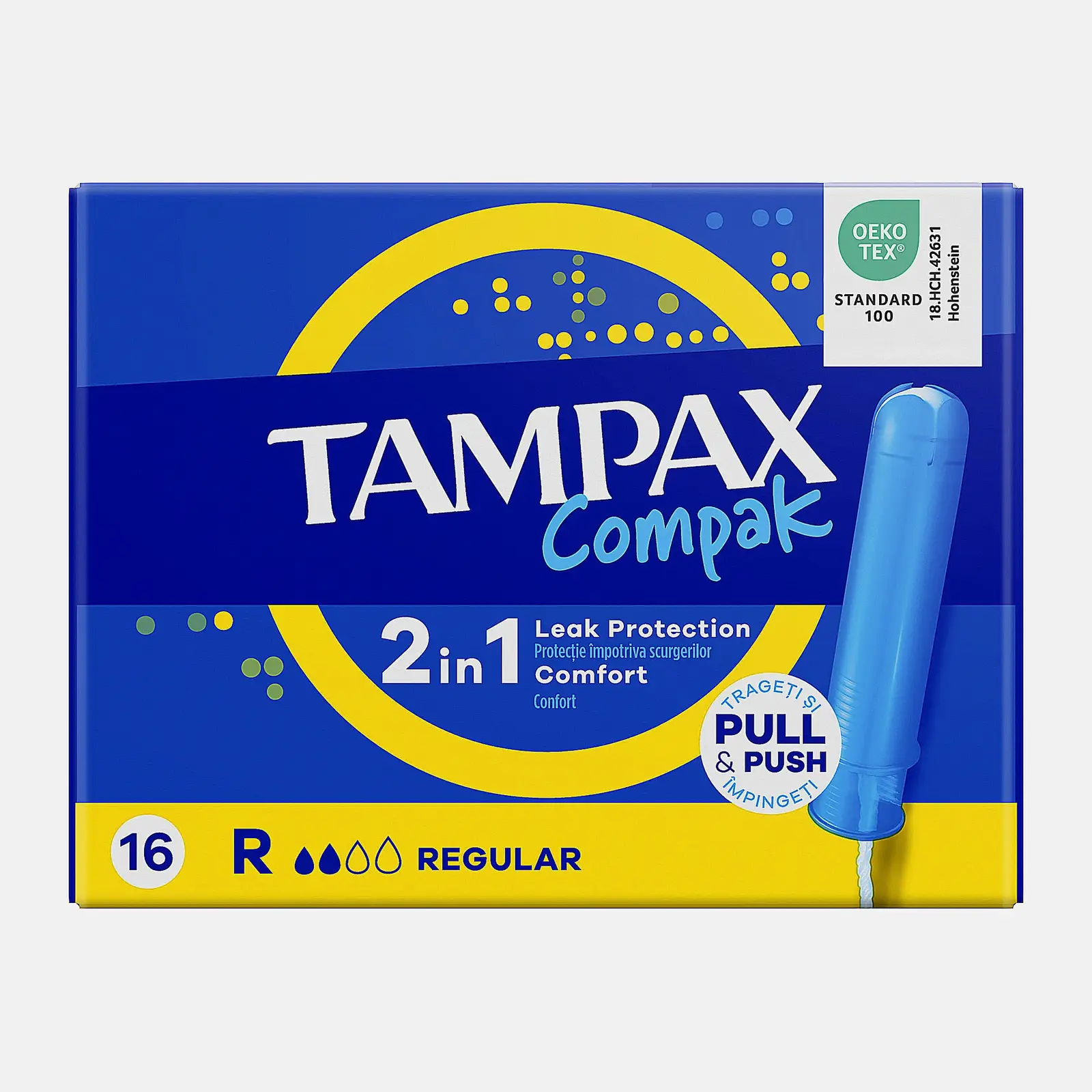 Тампоны Tampax Compak Regular с аппликатором 16шт