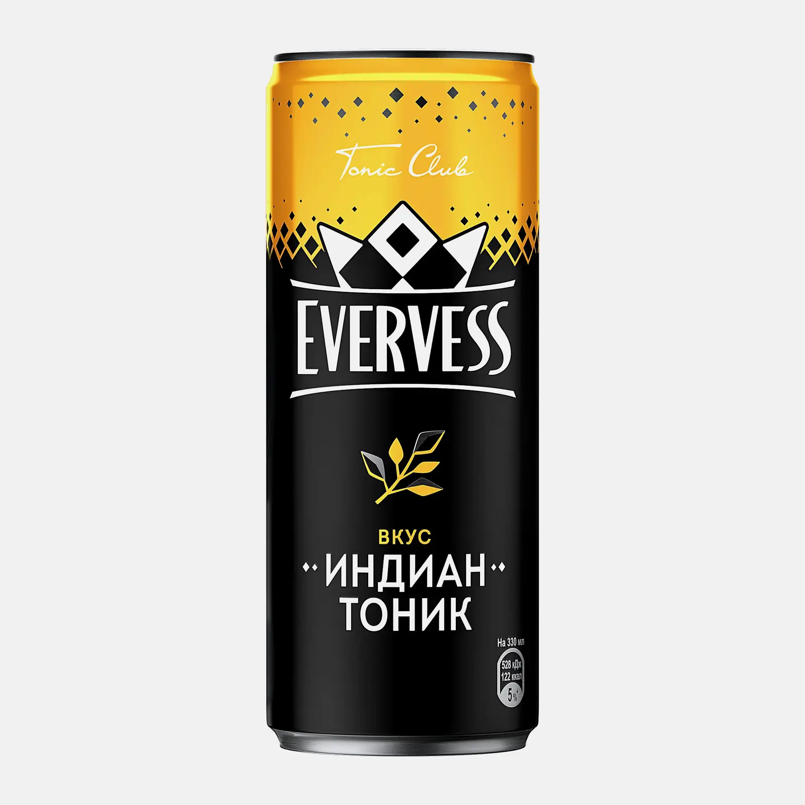 Изображение товара Газированный напиток Индиан Тоник Evervess 330мл