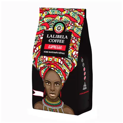 Изображение товара Кофе в зёрнах Lalibela Coffee Espresso натуральный 500г для кофе и турки