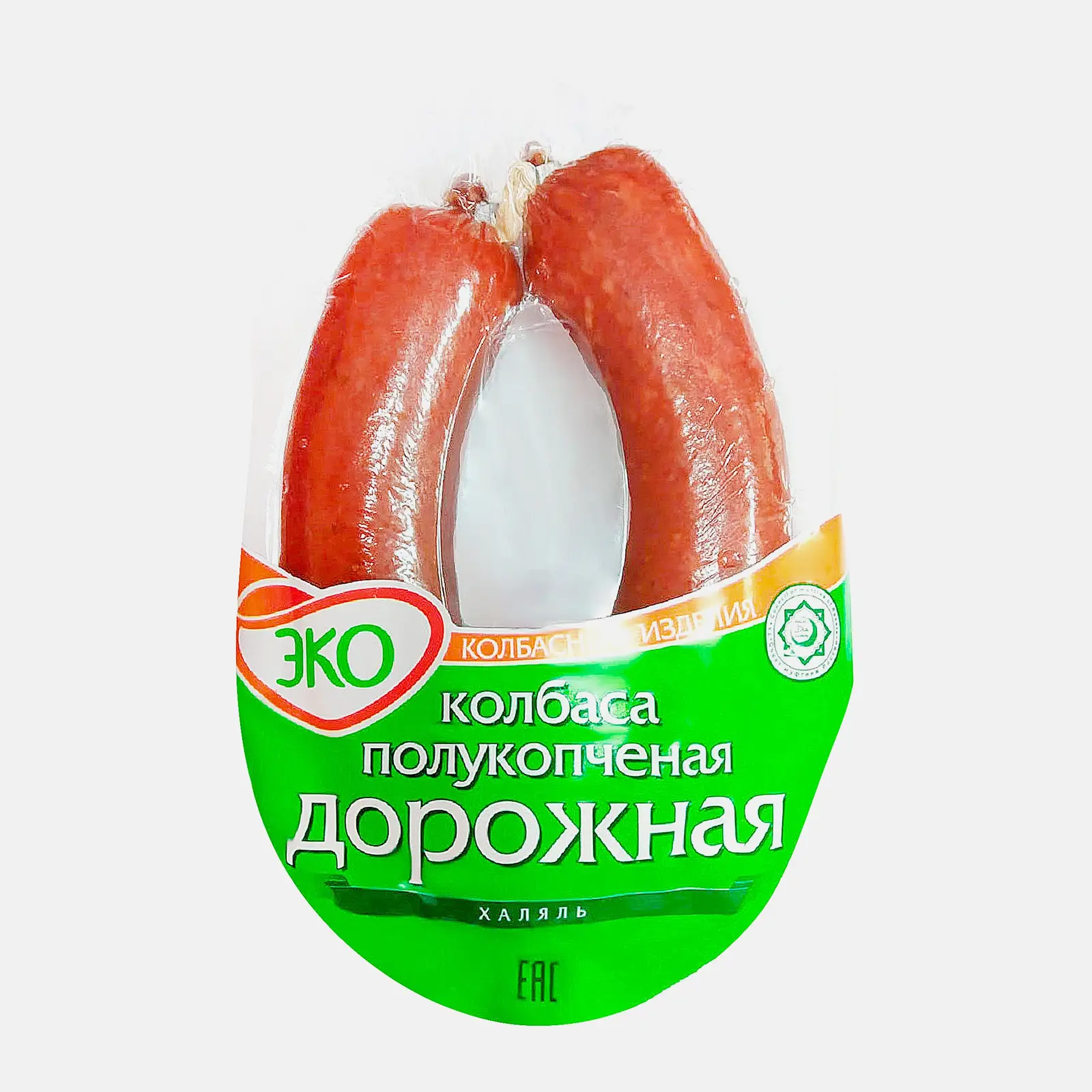 Изображение товара Колбаса Эко Дорожная Халяль из мяса птицы 300г натуральная и свежая