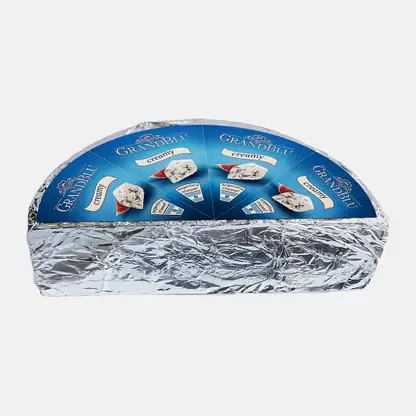Сыр Grandblu Creamy с голубой плесенью 56% весовой