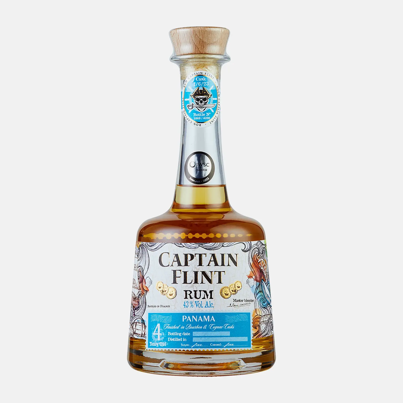 Ром Captain Flint Panama Gold 4 Yo 43% 700мл