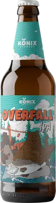 Пиво Konix Ipa Overfall светлое нефильтрованное пастеризованное 6.5% 450мл