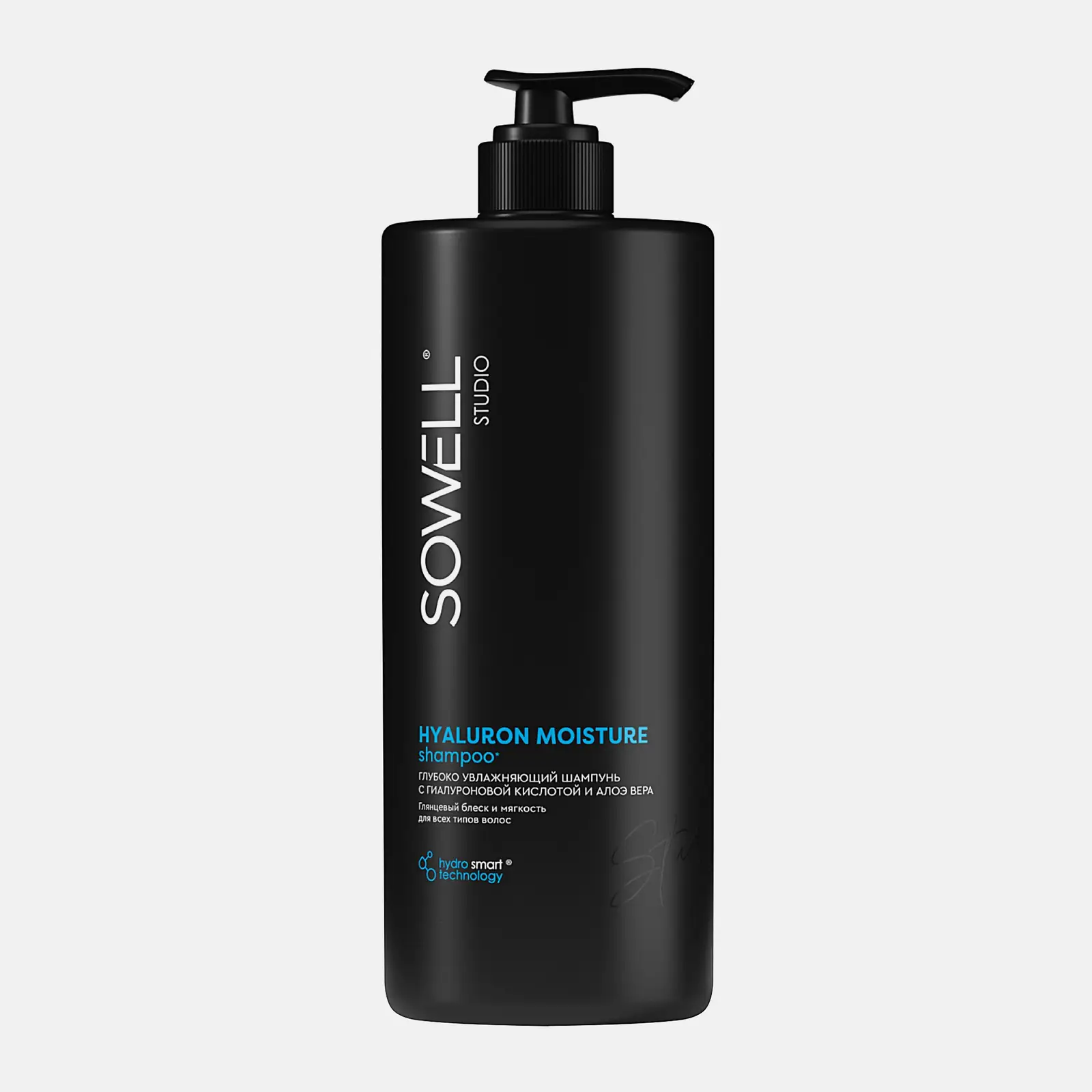 Шампунь для волос глубокое увлажнение Sowell Hyaluron Moisture 1л