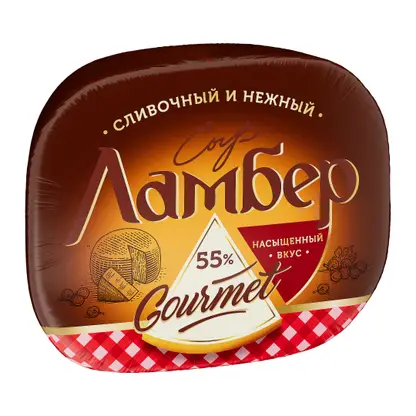 Изображение товара Сыр Гурмэ 55% Ламбер весовой