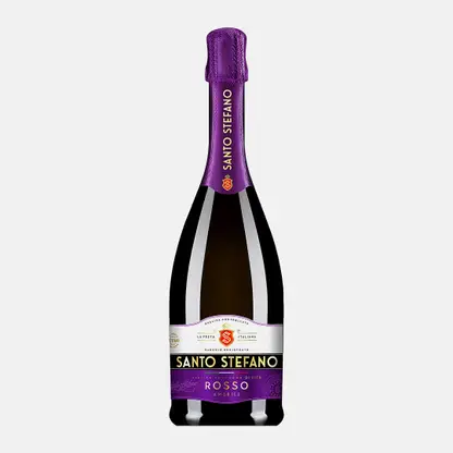 Напиток игристый полусладкий Santo Stefano красный 6% 750мл