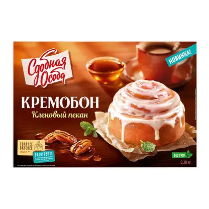 Изображение товара Пирог Кремобон Кленовый пекан 380г