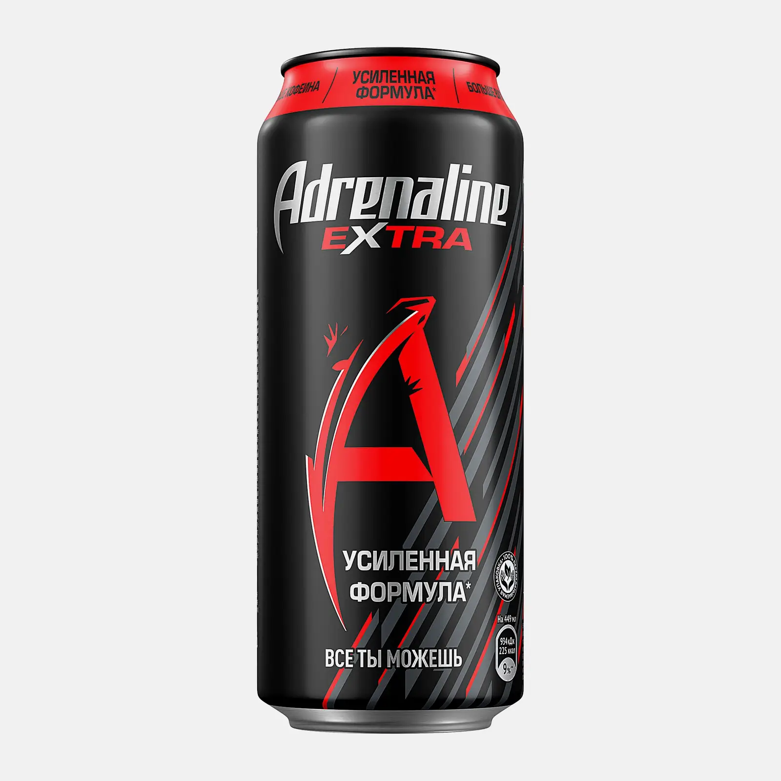 Изображение товара Энергетический напиток Adrenaline Extra 449мл в жестяной банке