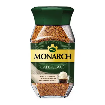 Изображение товара Растворимый кофе с ароматом сливочного мороженого Monarch Cafe Glace 95г