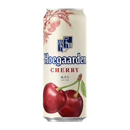Изображение товара Пивной напиток Hoegaarden Вишня пастеризованный нефильтрованный 4.5% 450мл