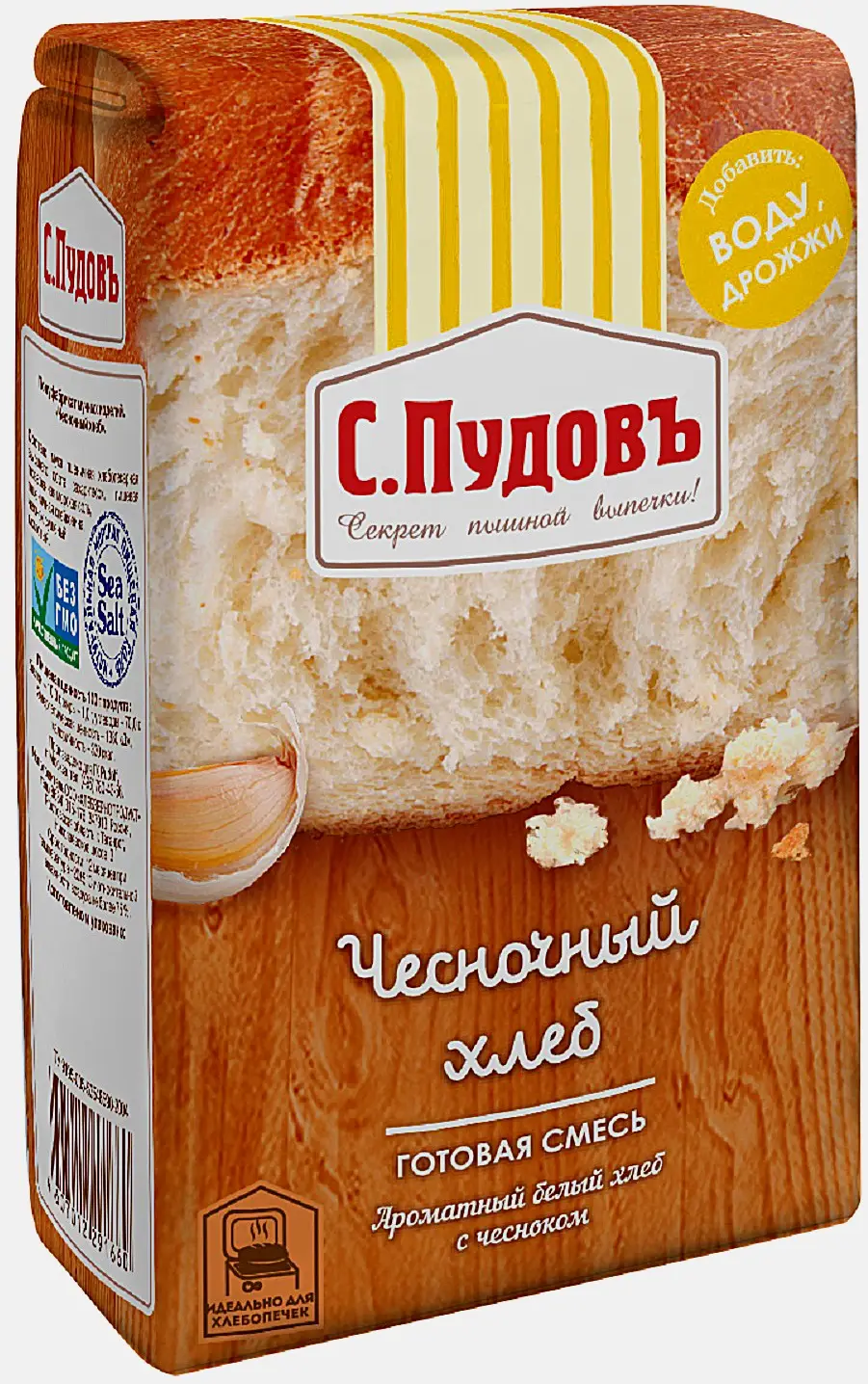 Смесь для выпечки С.Пудовъ Чесночный хлеб 500г