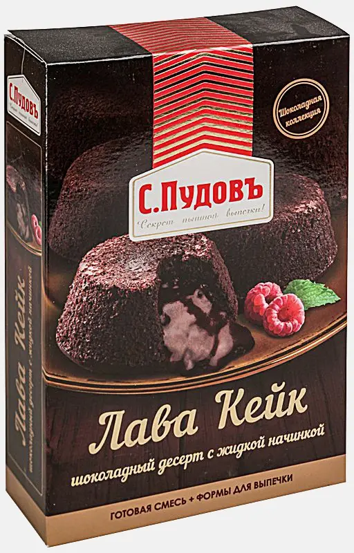 Смесь для выпечки С.Пудовъ Lava Cake Шоколадный десерт 250г