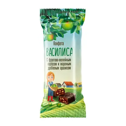 Изображение товара Конфеты Василиса жареный арахис и фруктовое желе Кондитер Кубани
