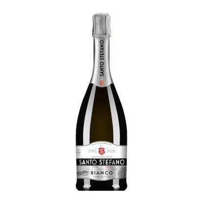 Белое вино игристое полусухое Santo Stefano 7% 750мл