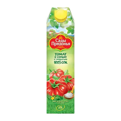 Изображение товара Сок Сады Придонья Томатный 1л
