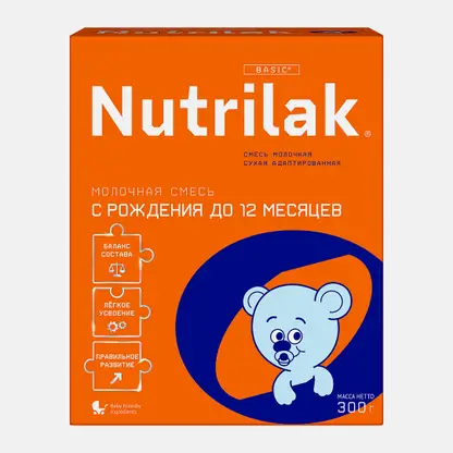 Смесь молочная Nutrilak 0-12месяцев 300г
