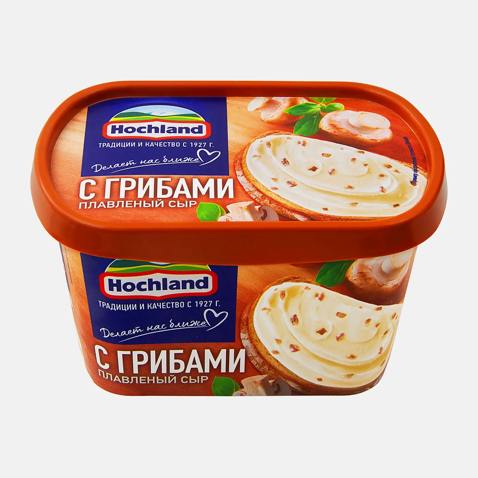 Изображение товара Сыр плавленый Hochland с грибами 55% 400 г