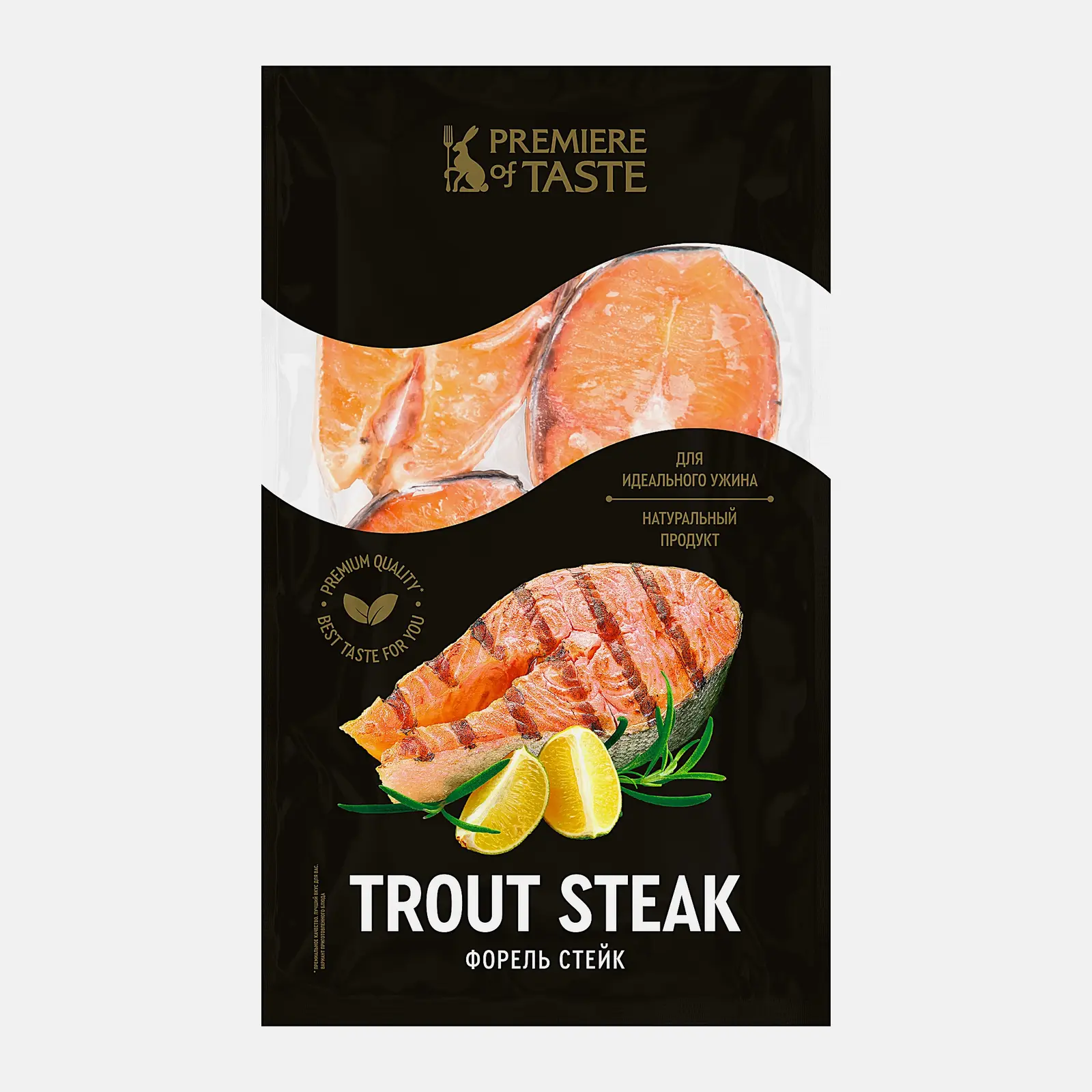 Стейк форели свежемороженый Premiere of Taste 500г