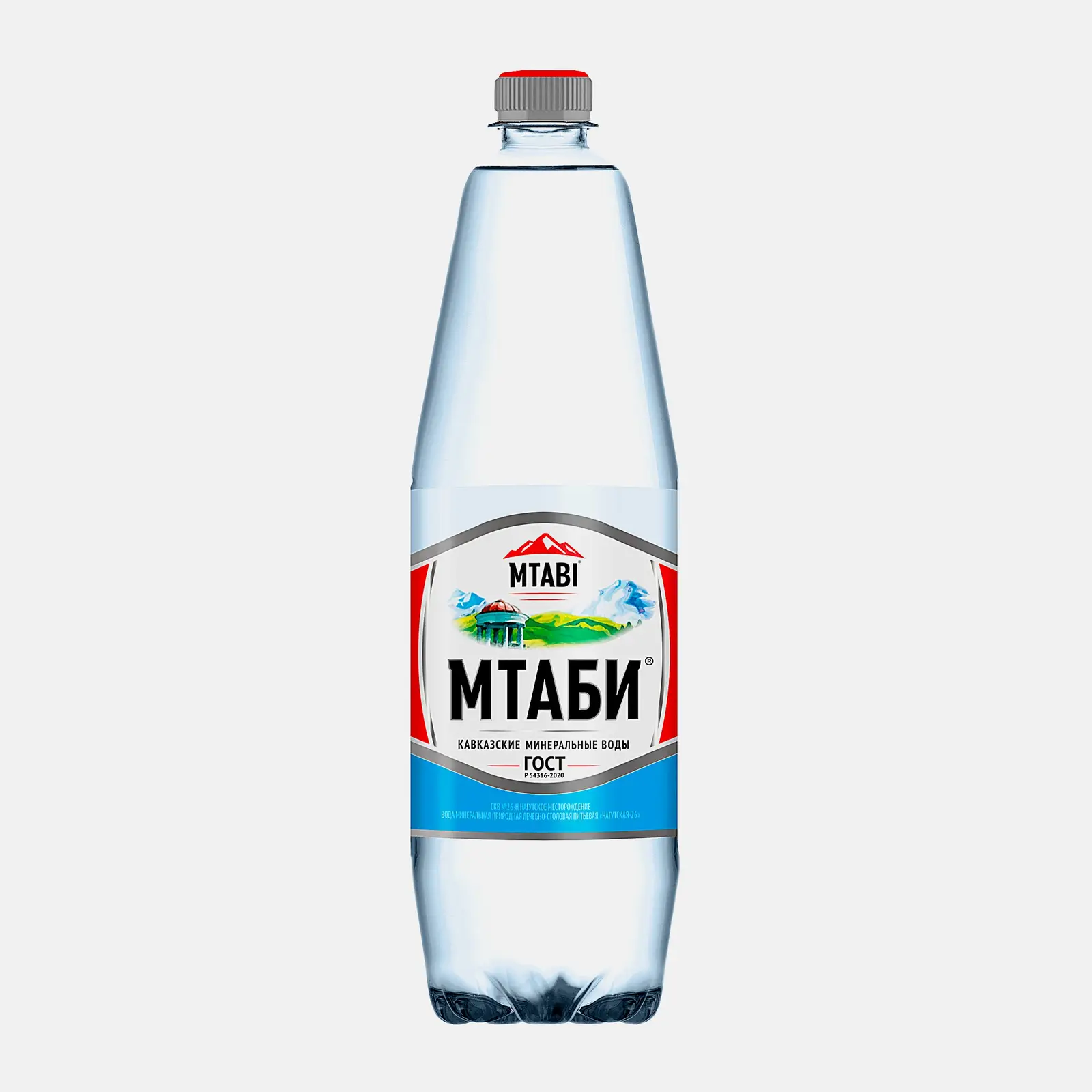 Изображение товара Газированная Минеральная вода лечебно-столовая Мтаби 1.25л