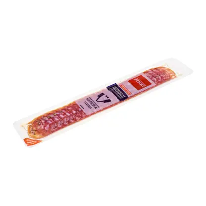 Изображение товара Колбаса Ремит Испанская Мраморная сырокопченая нарезка 70г