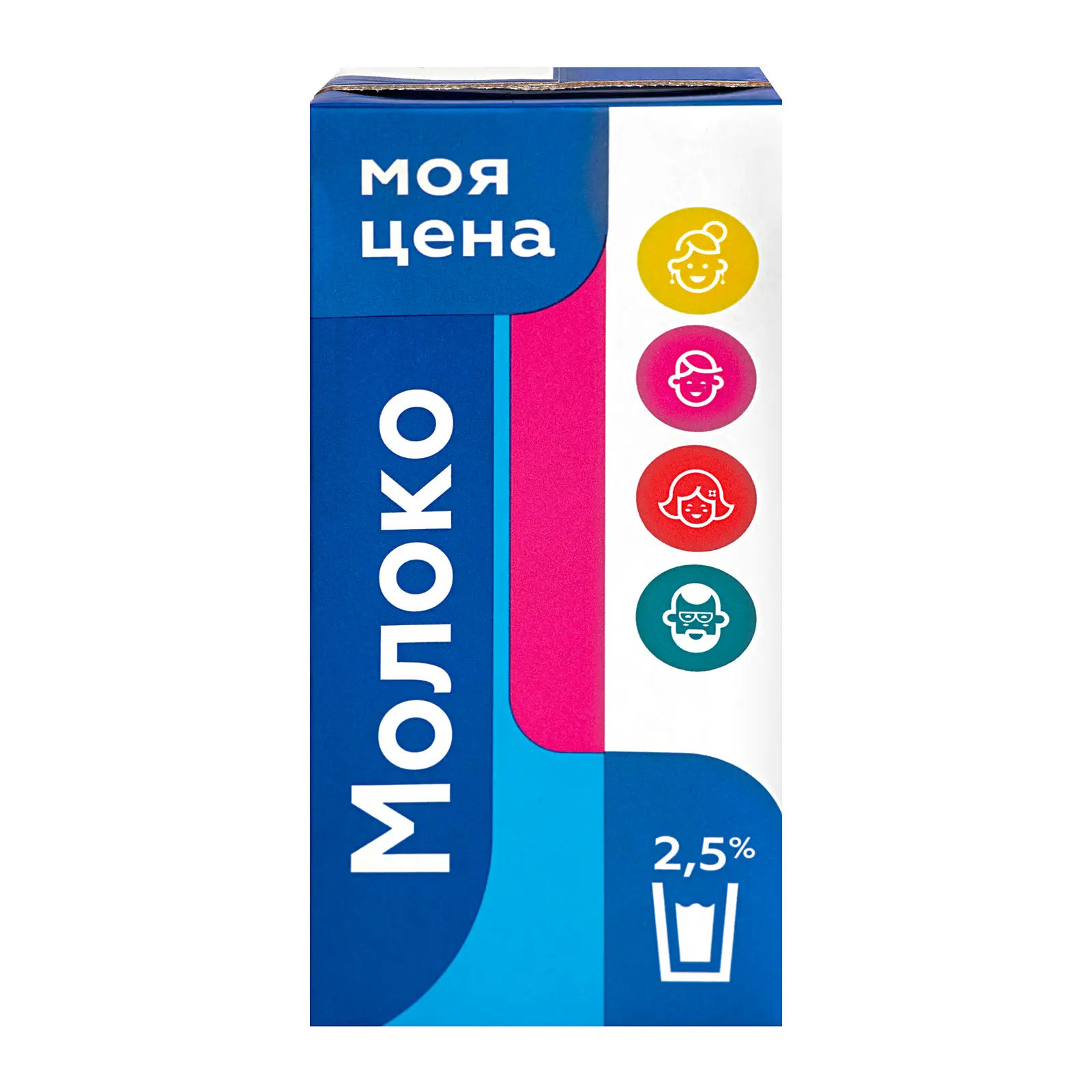 Изображение товара Молоко Моя цена ультрапастеризованное 2.5% 973мл