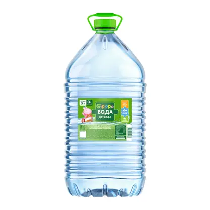 Изображение товара Негазированная детская вода Черноголовка Gipopo 5л