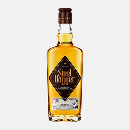 Виски купажированный Steel Dagger 40% 500мл