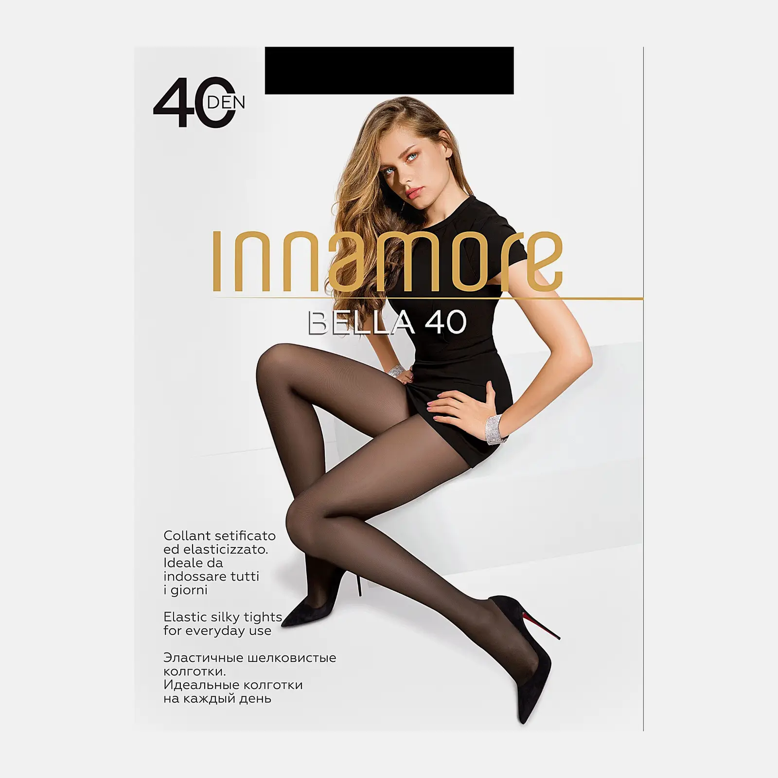 Колготки женские Innamore Bella 40 черные р.5