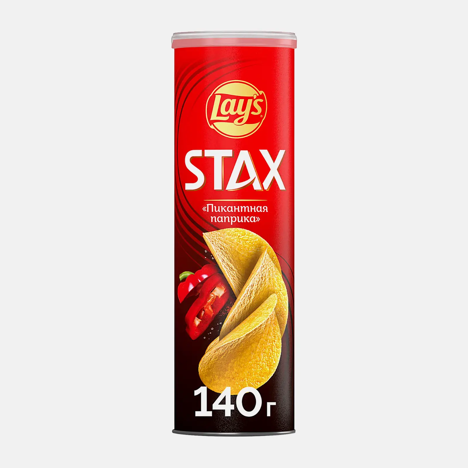 Чипсы Пикантная паприка/Ребрышки барбекю/Сметана и лук Lays Stax 140г в ассортименте - фото 2 Чипсы Пикантная паприка/Ребрышки барбекю/Сметана и лук Lays Stax 140г в ассортименте - фото 2