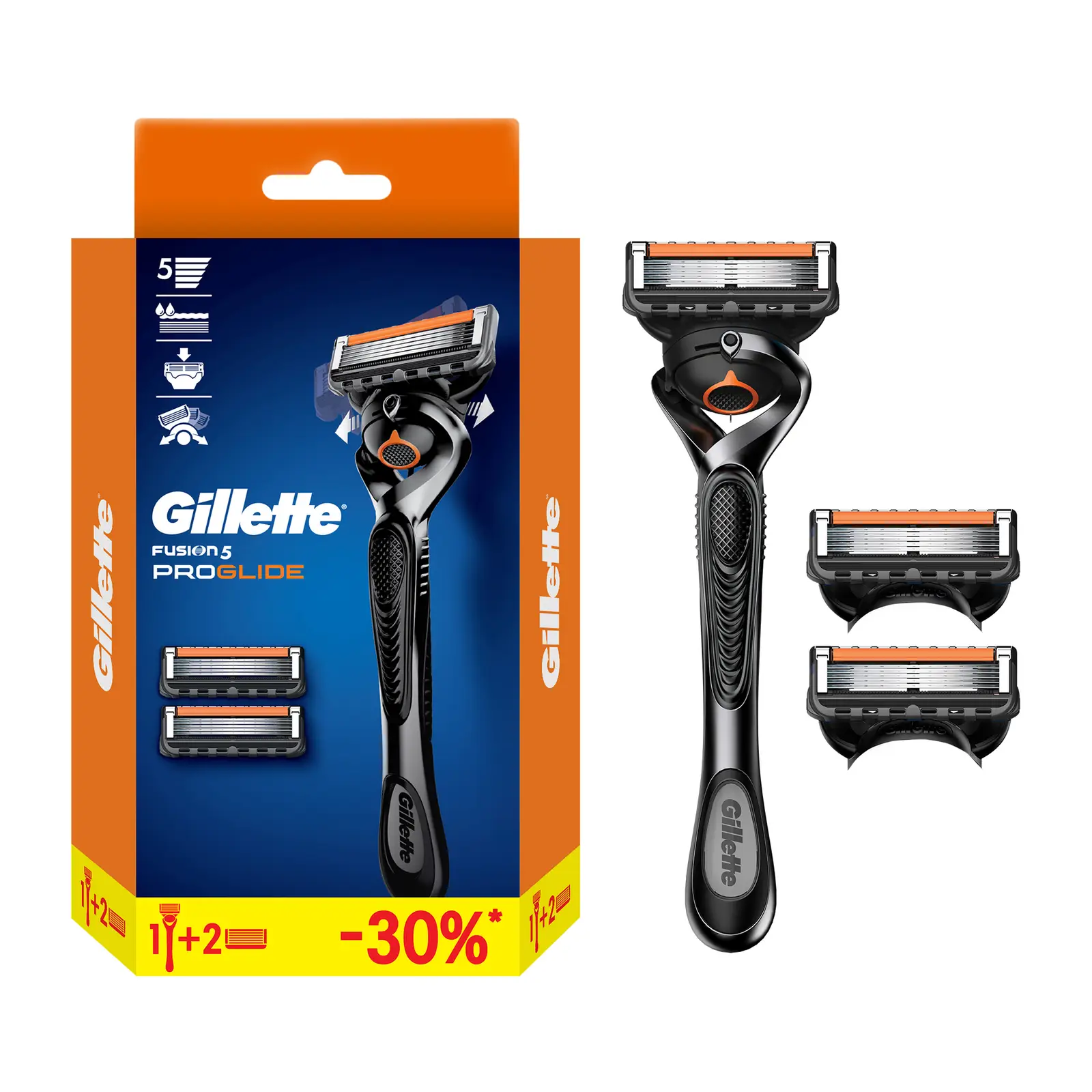 Станок для бритья Gillette Fusion 4 Proglide 3 кассеты