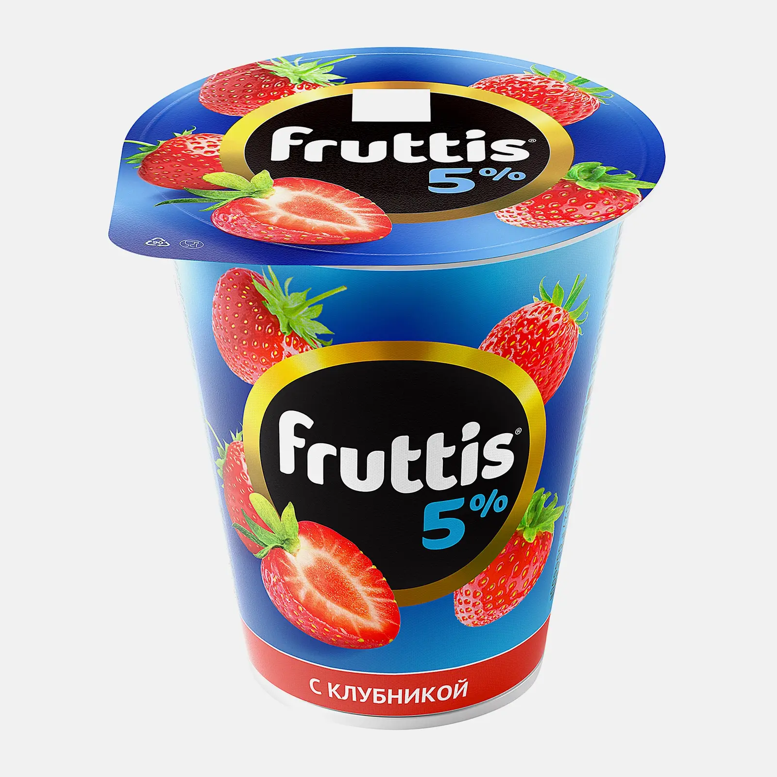 Продукт йогуртный Fruttis с клубникой 5% 290г Продукт йогуртный Fruttis с клубникой 5% 290г