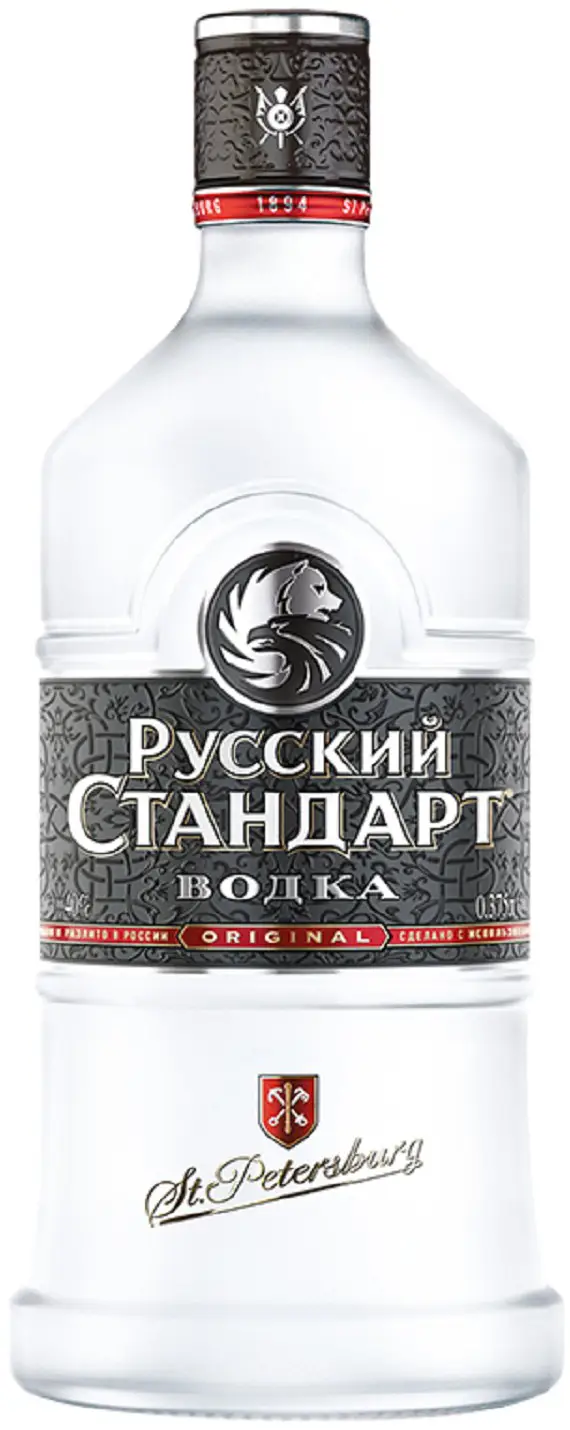 Изображение товара Водка Русский Стандарт 40% 375 мл классический напиток высокого качества