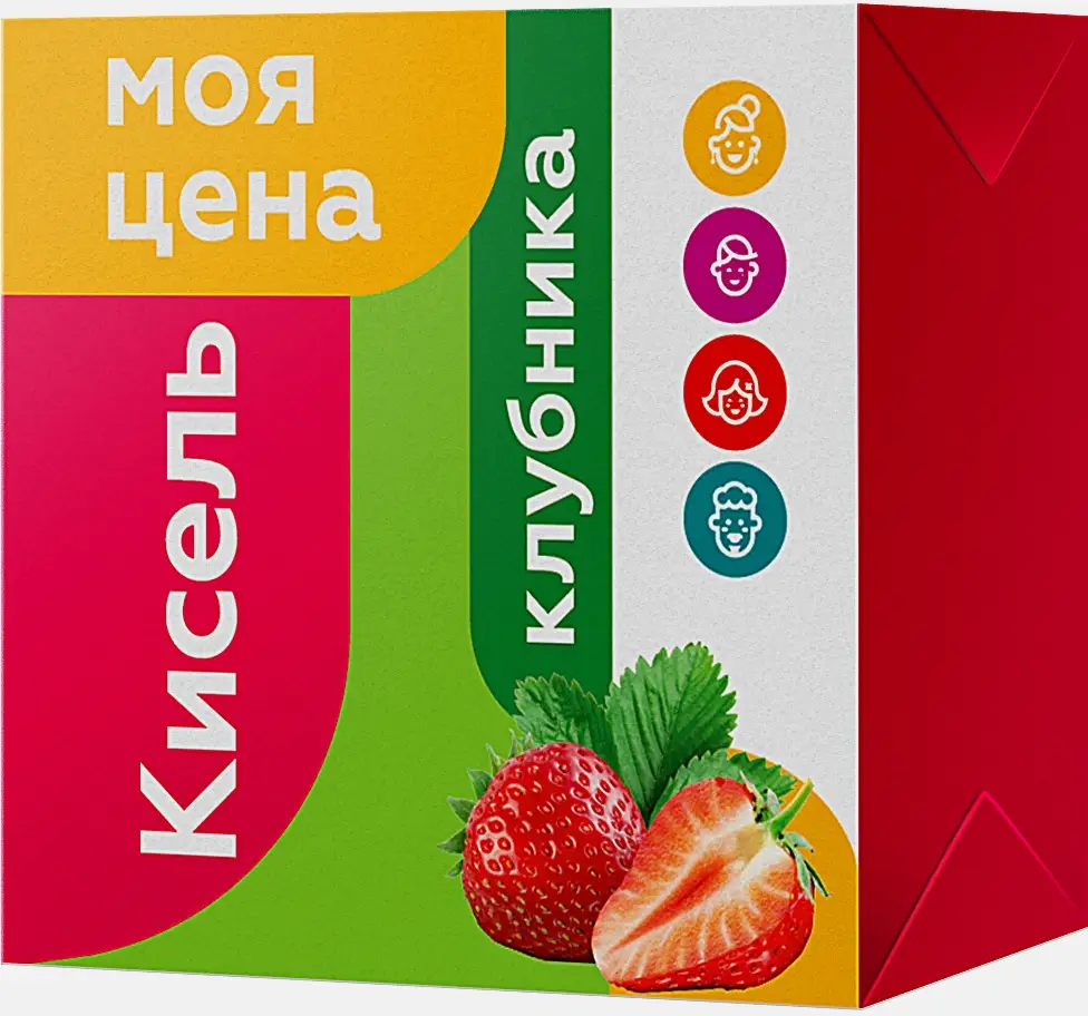 Кисель Моя цена Клубника клюква вишня 220г