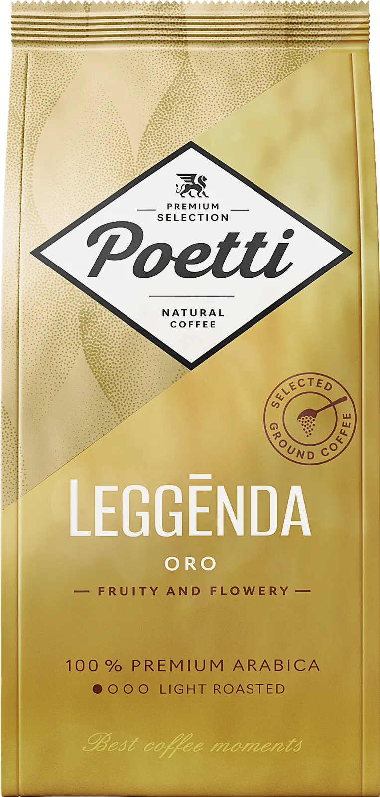 Кофе молотый Poetti Leggenda Oro 250г