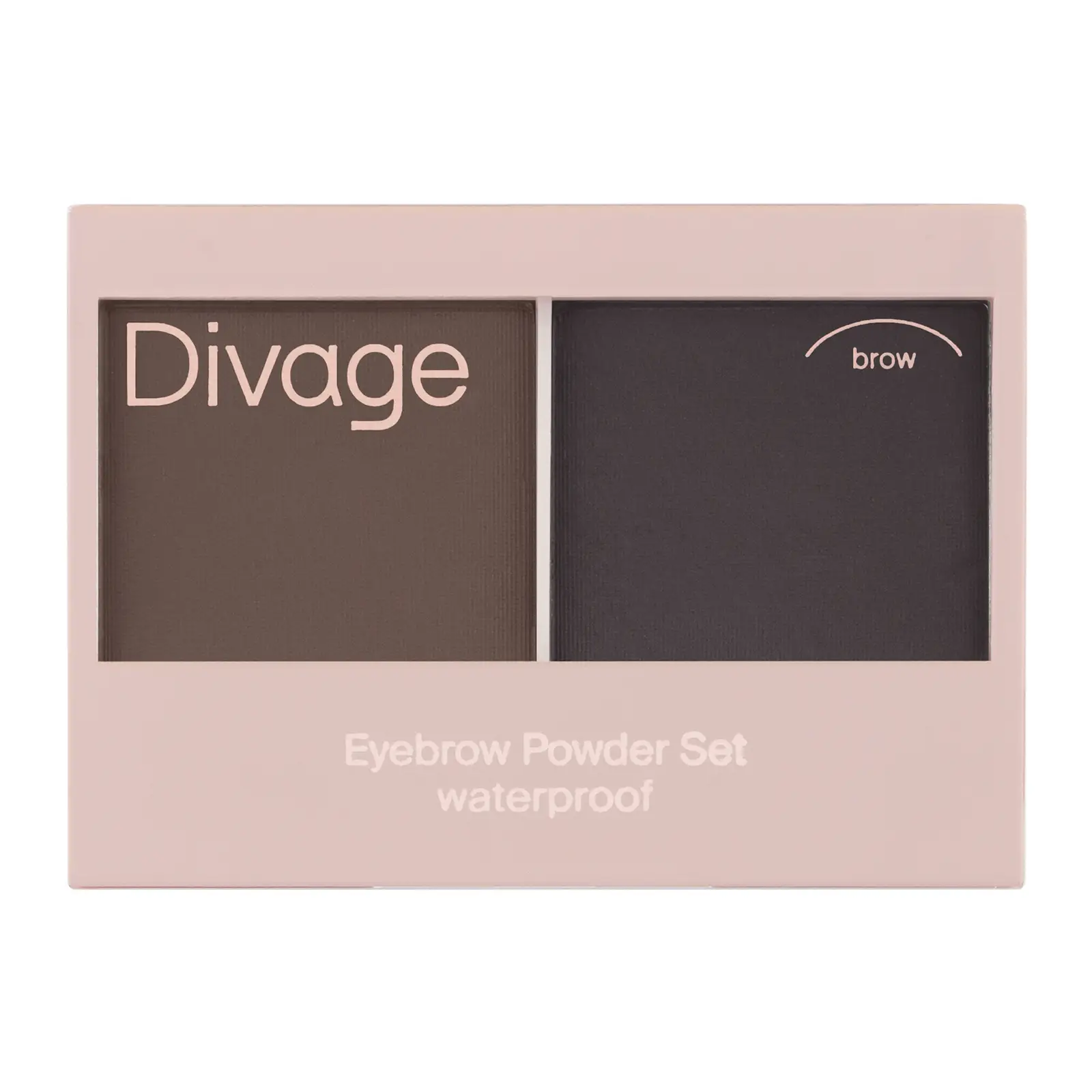 Набор теней для бровей Divage Waterproof Brow Powder Set тон 02