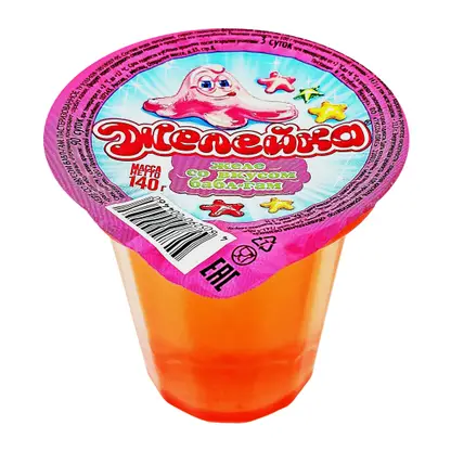 Изображение товара Желе Желейка со вкусом бабл-гам 140г