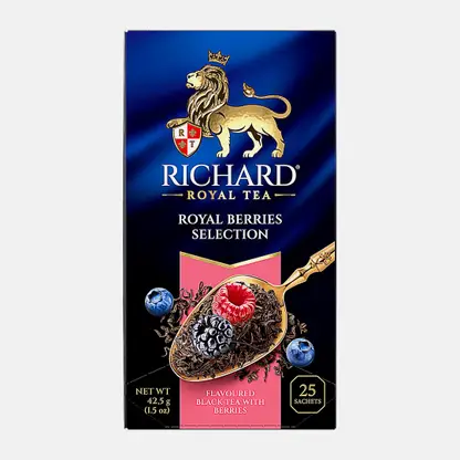 Чай чёрный Richard Royal Berries черника-малина 25пак