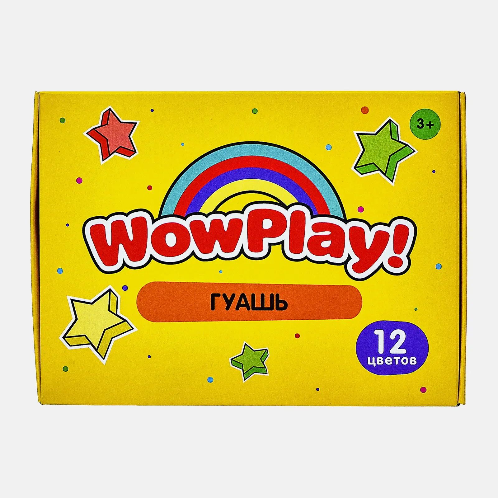 Гуашь 12 цветов WowPlay! 15мл - фото 3