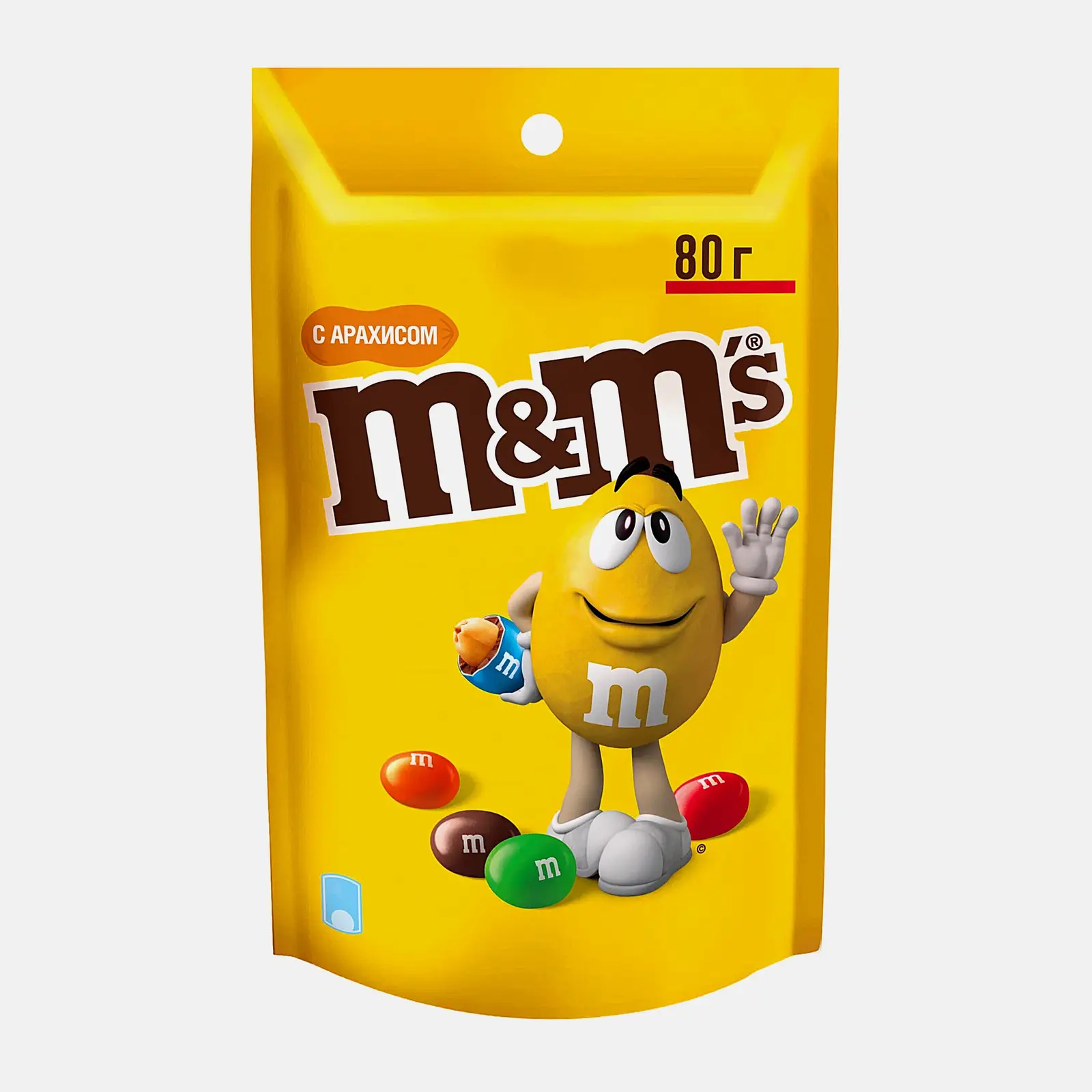 Изображение товара Драже M&M's с арахисом и молочным шоколадом 80г