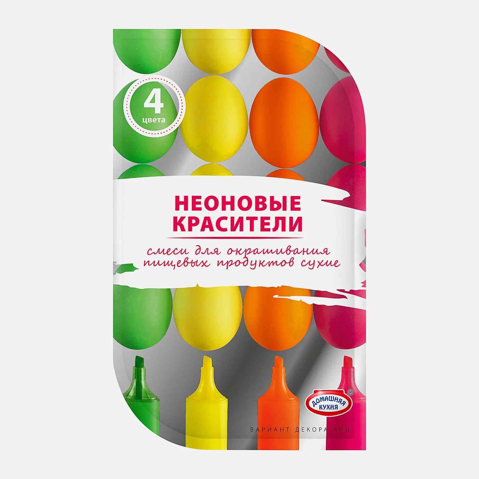 Изображение товара Красители пищевые Тодико сухие неоновые 4 цветов