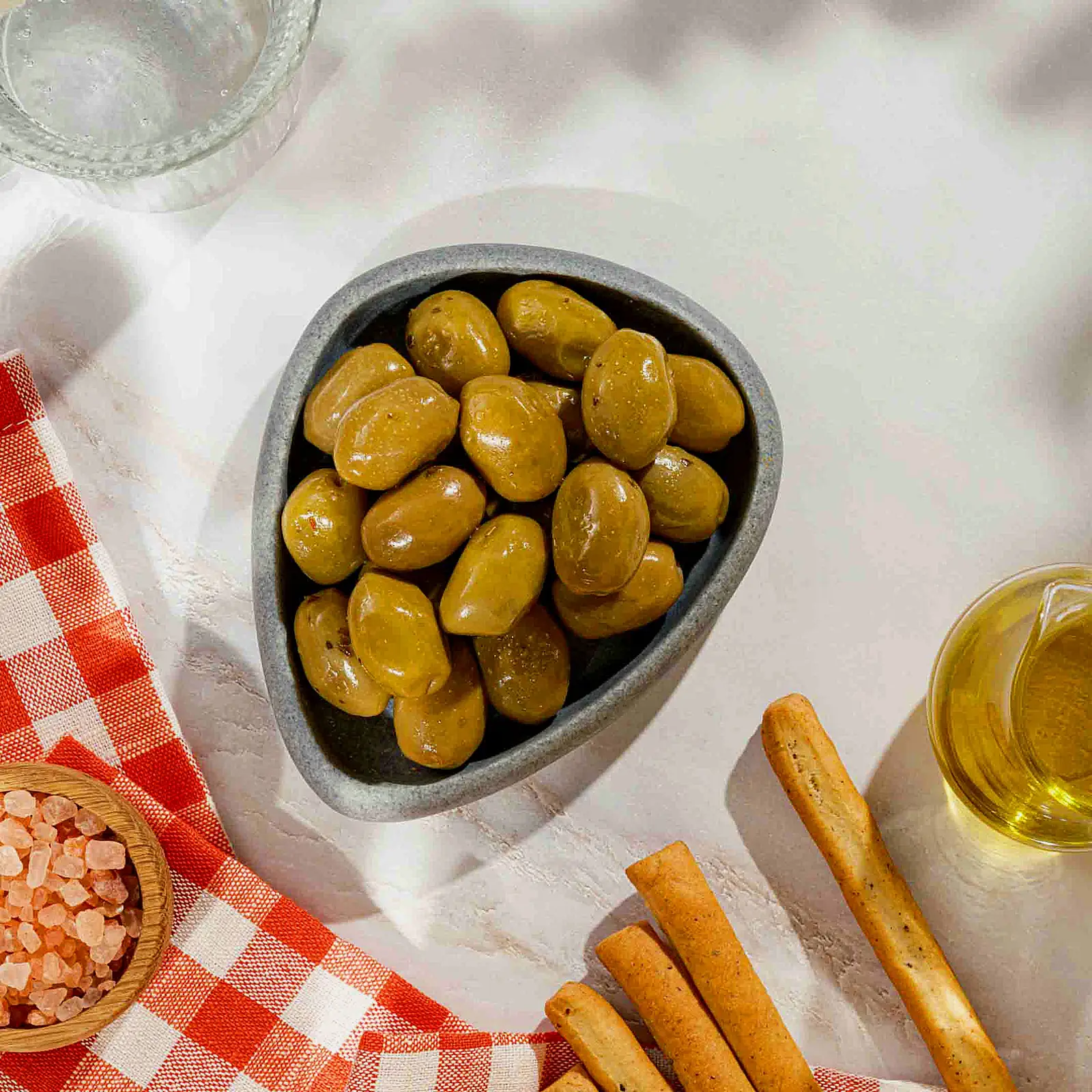 Оливки Зеленые маринованные с травами Premiere of Taste 150г