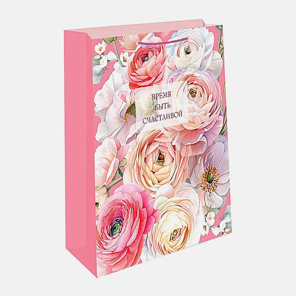 Подарочный пакет бумажный 26*32*12см