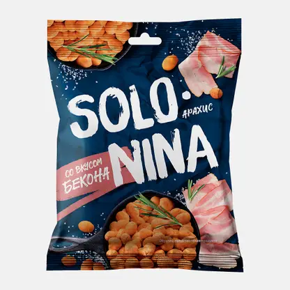 Арахис Solonina со вкусом бекона 70г