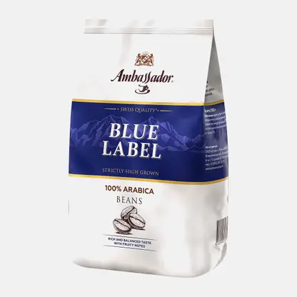 Кофе в зернах Ambassador Blue Label натуральный 1кг
